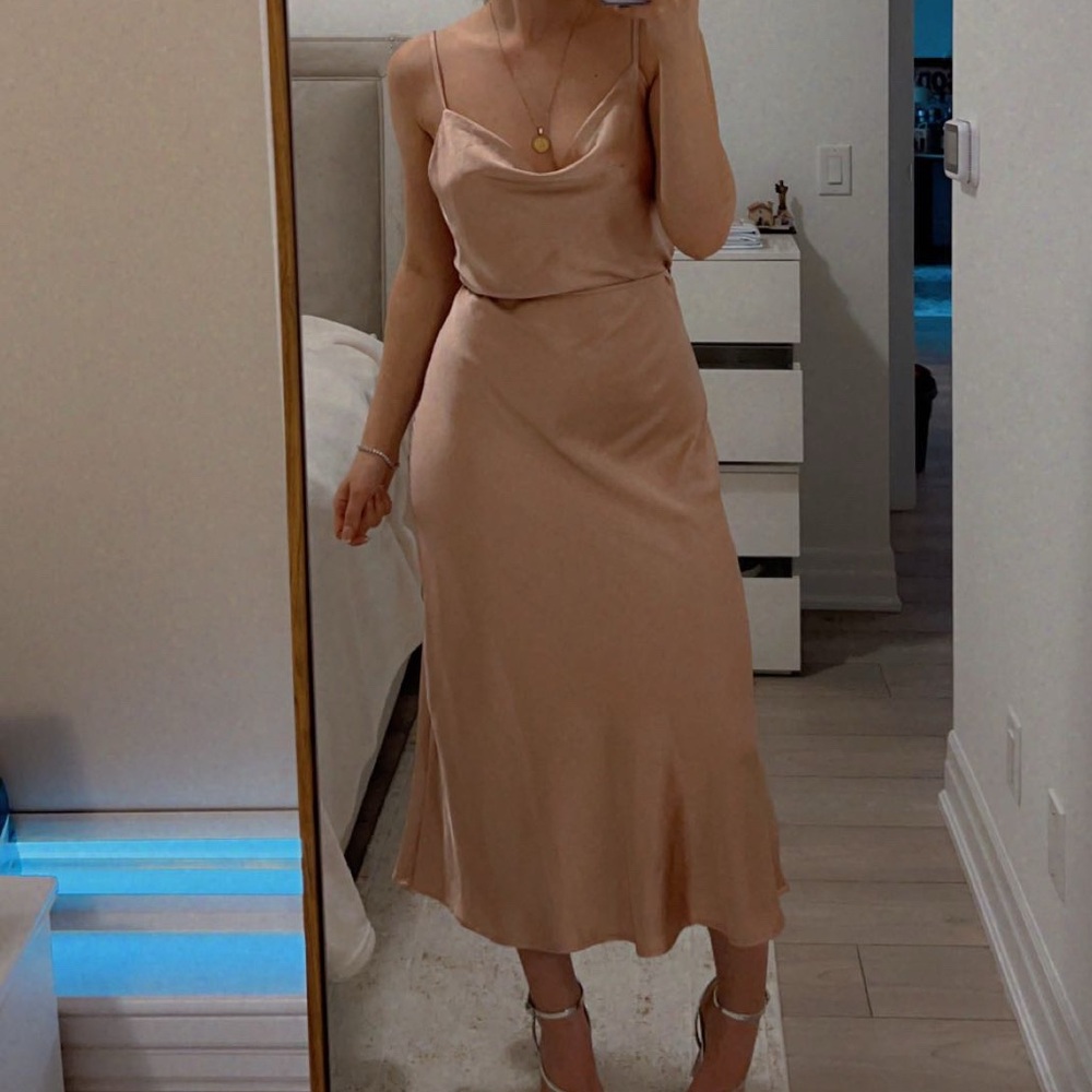 Elegant Satin Slip Dress